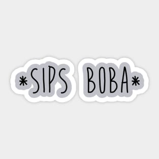 Sips Boba Sticker